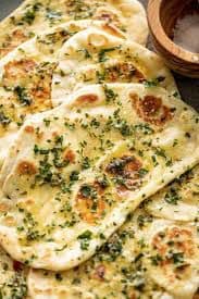 Garlic and Basil Naan