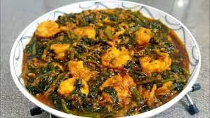 Prawn Spinach
